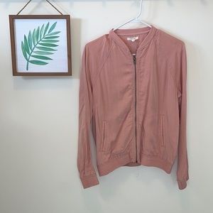 Maurices pink zip up jacket